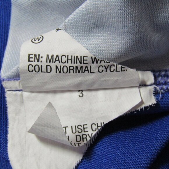 Roxy Rash Guard Blue Long Sleeve Swim Top Womens Size L Tie Dye Surf Beach Heart - Picture 6 of 7